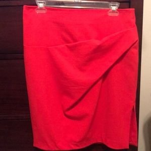 New York & Company Red pencil skirt